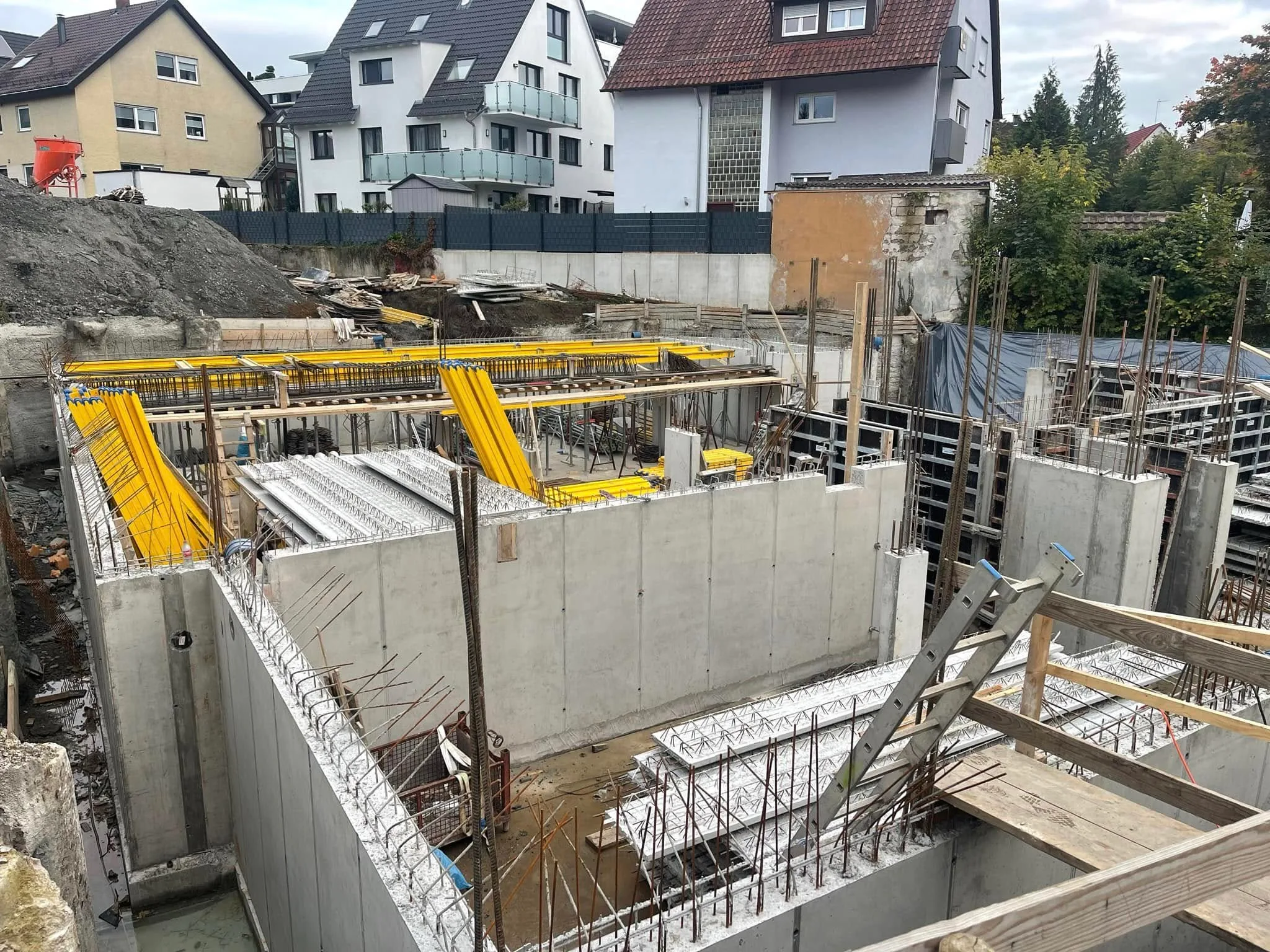 Rohbau in Sindelfingen – Kellergeschoss in Stahlbeton