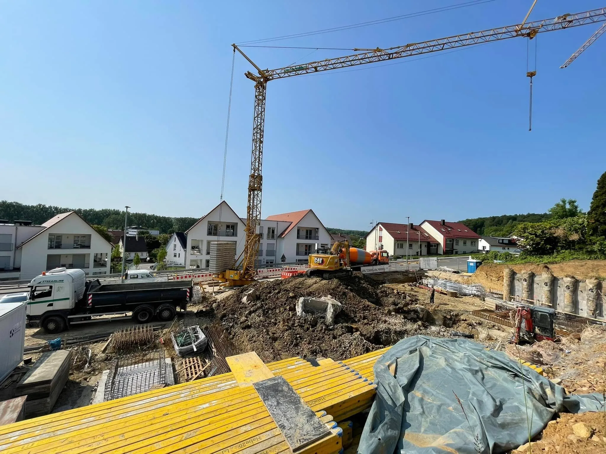 Baubeginn in Neckartailfingen – Erdarbeiten und Gründung