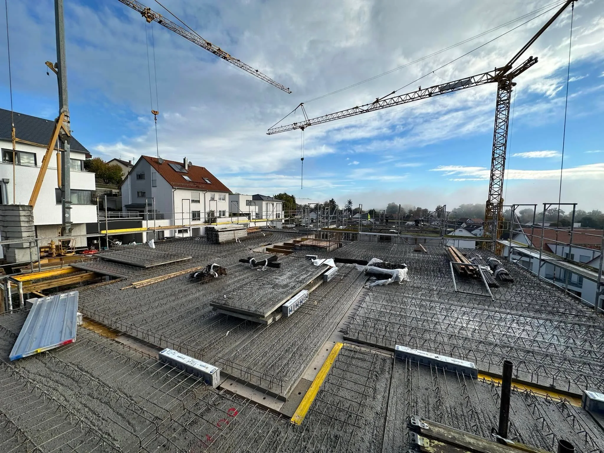 Neckartailfingen – Geschossdecke bereit zur Betonage
