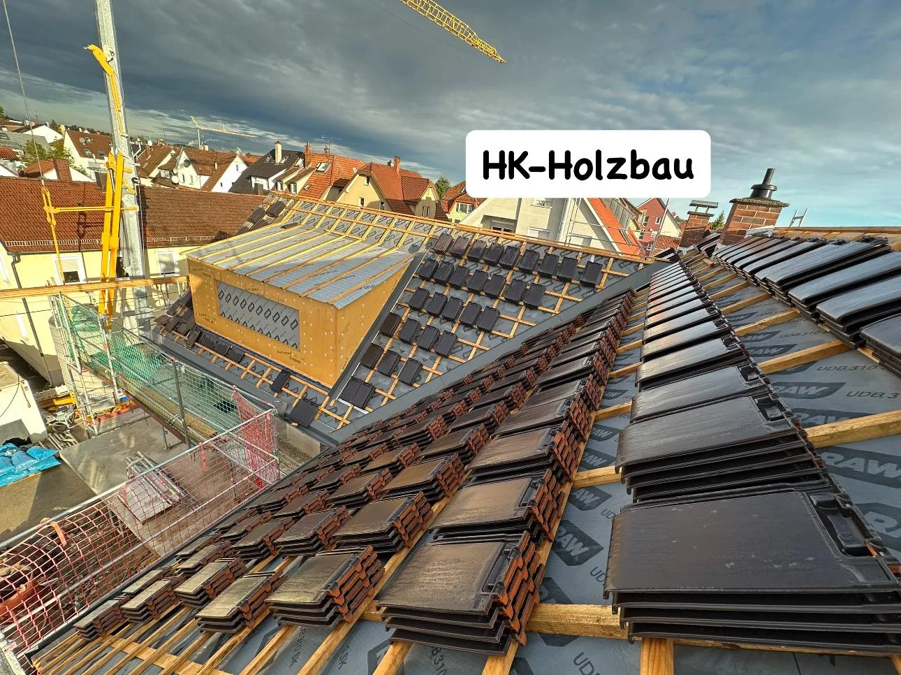 Dacheindeckung in Stuttgart-Vaihingen – vom Tragwerk zum dichten Dach