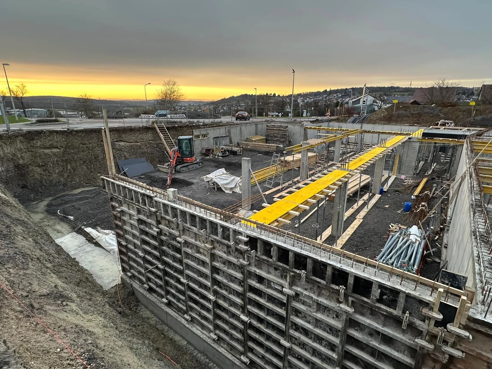 Rohbau in Niefern-Öschelbronn – Präzision in Beton