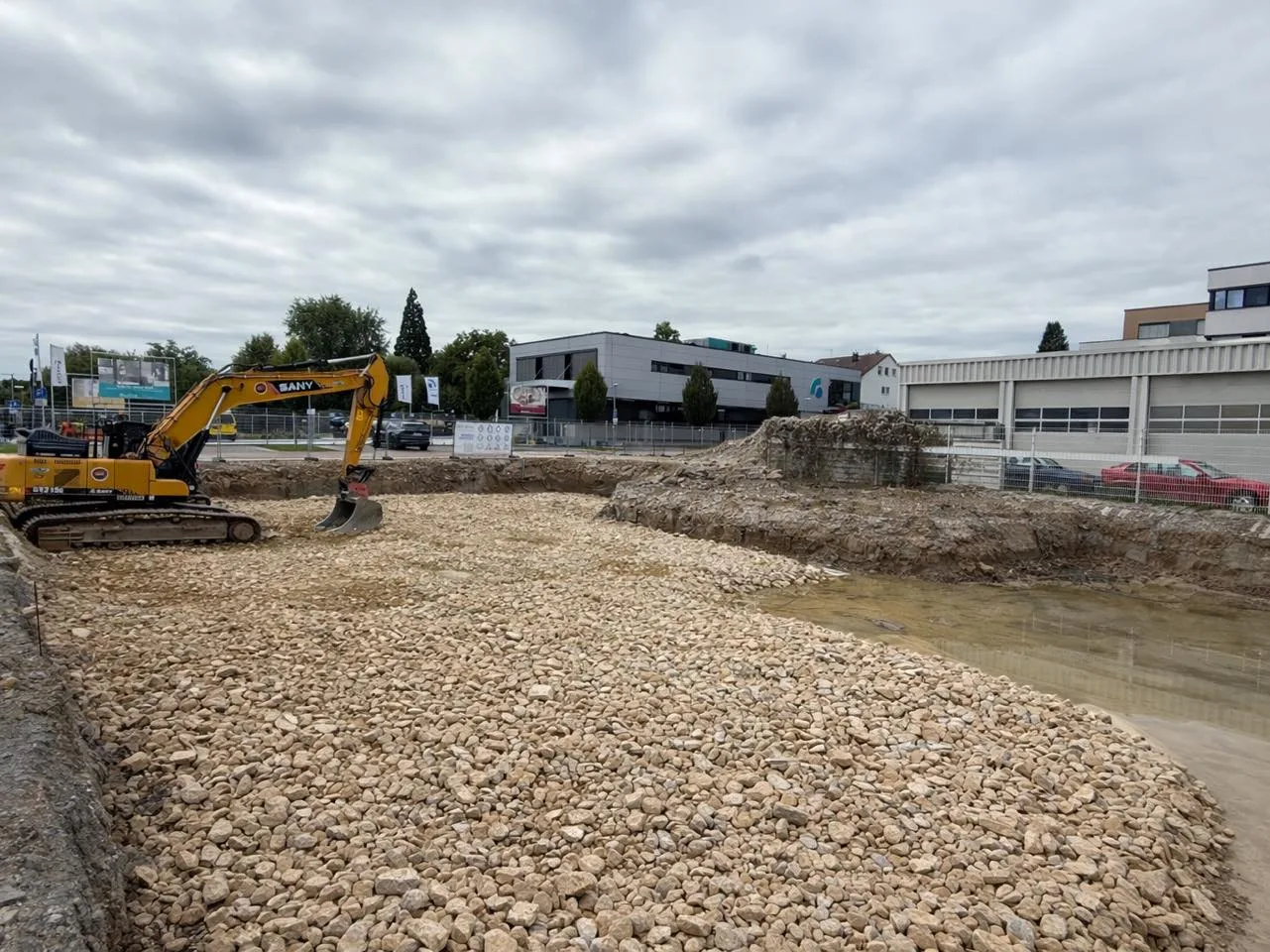 Fundament fertiggestellt – Projekt Oberderdingen