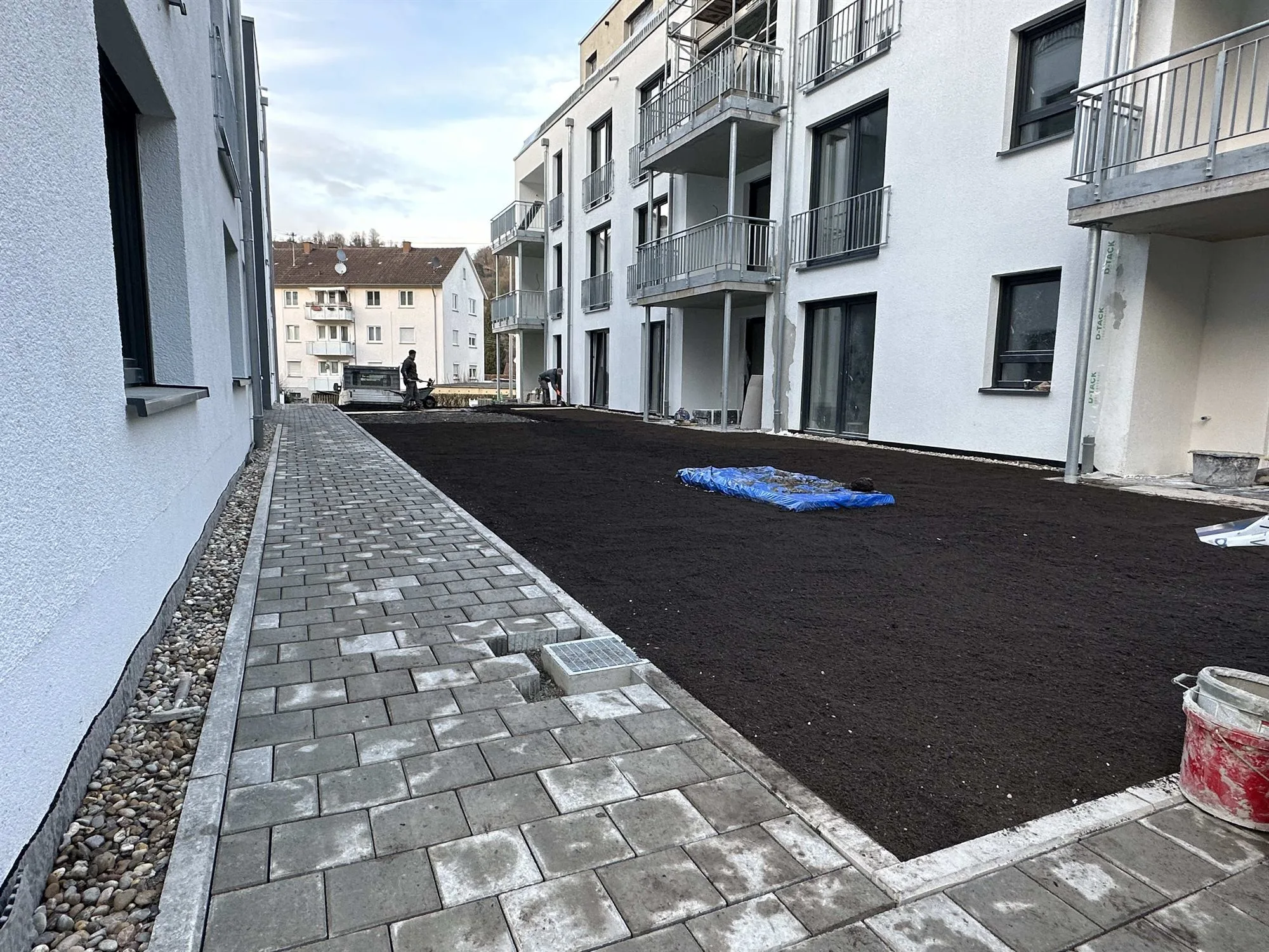 Außenanlagen Referenzen von HK Bau