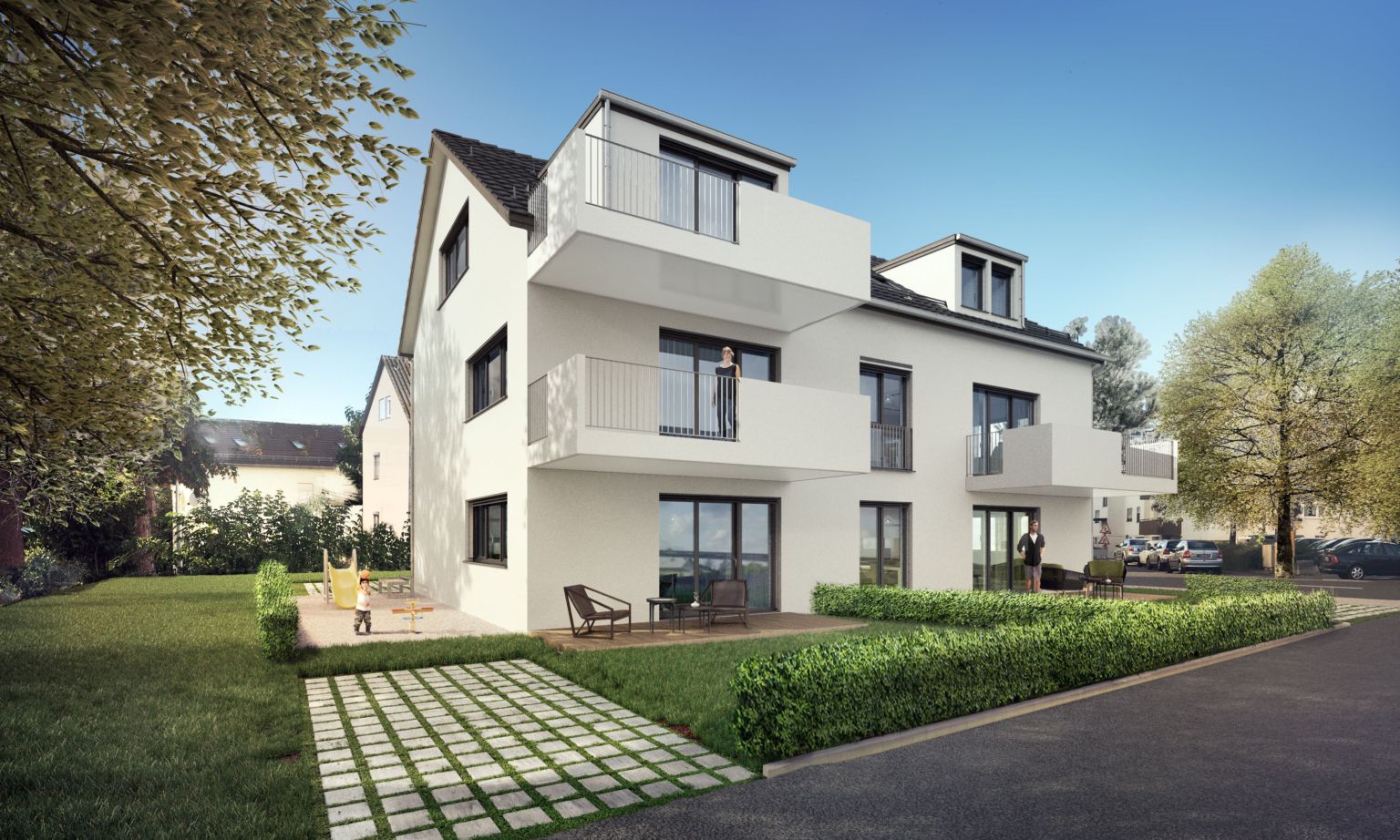 Neubau MFH in Weinstadt