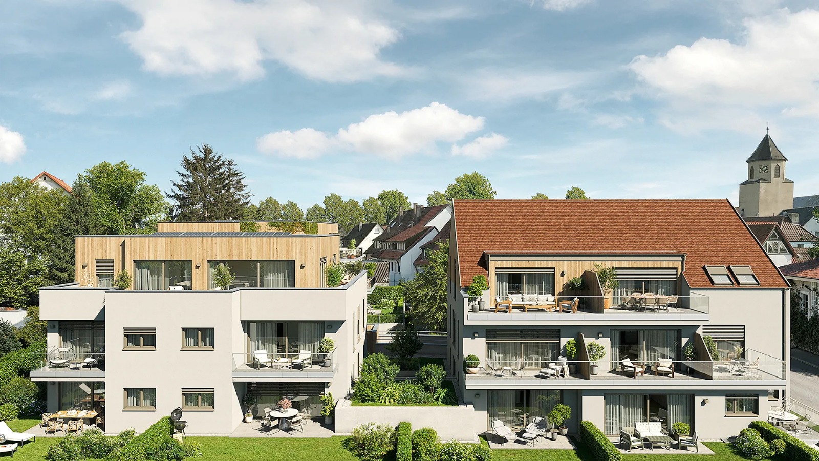 Neubau von 3 MFH in Fellbach-Öffingen