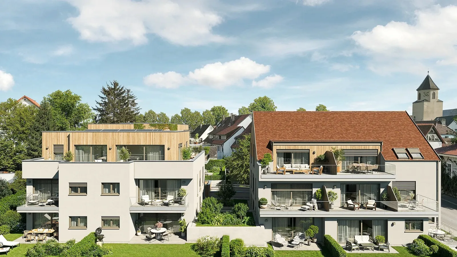 Neubau von 3 MFH in Fellbach-Öffingen